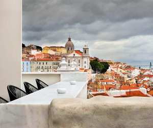City views from the Memmo Alfama Hotel in Lisbon