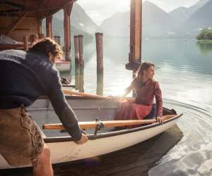 Boating in Tiroler Zugspitz Arena. Photograph by Christoph-Jorda