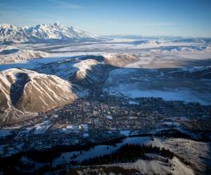 The town of Jackson Hole, Wyoming