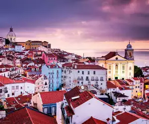 Alfama district Lisbon