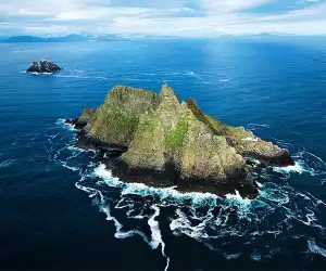 The skelligs off Ireland's Atlantic coast