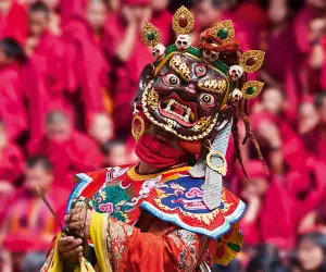 A Bhutanese festival