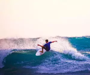 Surfing in Rincon