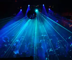 People dancing inside Fabric, London