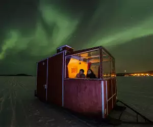 Northern lights in Finland