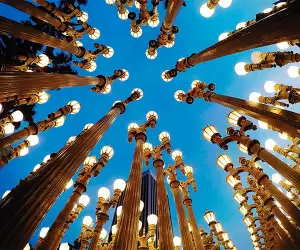 Lamps at LA County Museum of Art
