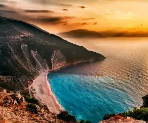Myrtos Beach, Kefalonia, Greece