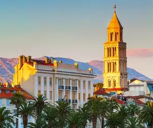 Skyline view of Split, Croatia