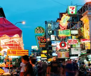 One of the city's most visited tourist areas
