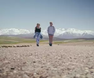 Hiking in the foothills of the Atlas mountains