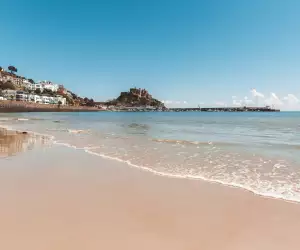 Things to do in Jersey: a white-sand beach