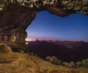 The night sky at Tejada Basin, Gran Canaria