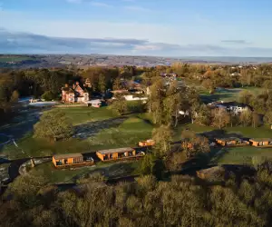 Aerial shot of The Mole Resort