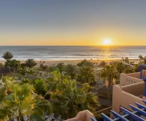 Enjoy 365 days a year of sun and sunsets at Paradis Plage in Taghazout, Morocco