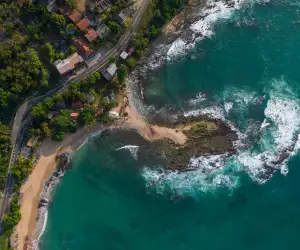 Sri Lanka's swirling coastline