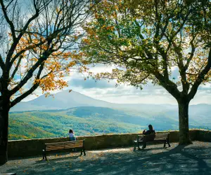 Looking out over Monte Cetona in Val d'Orcia